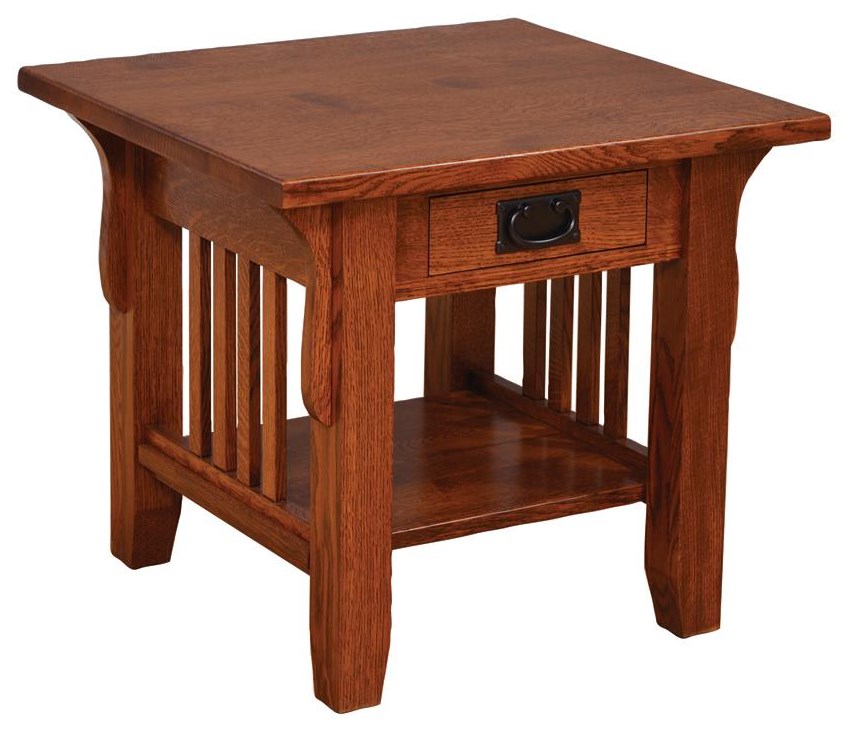 Hopewood Old World Mission End Table Wayside Furniture End Tables